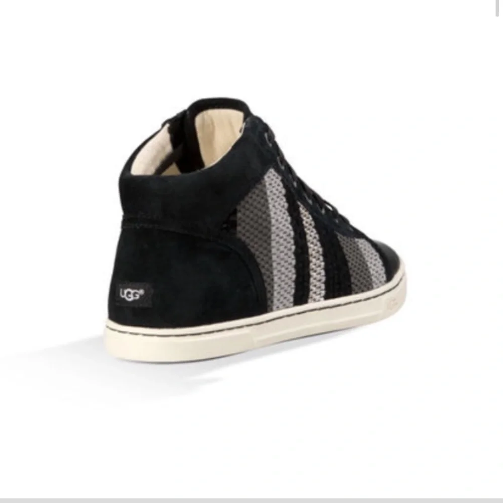 UGG Black and Gray High-Top Sneakers